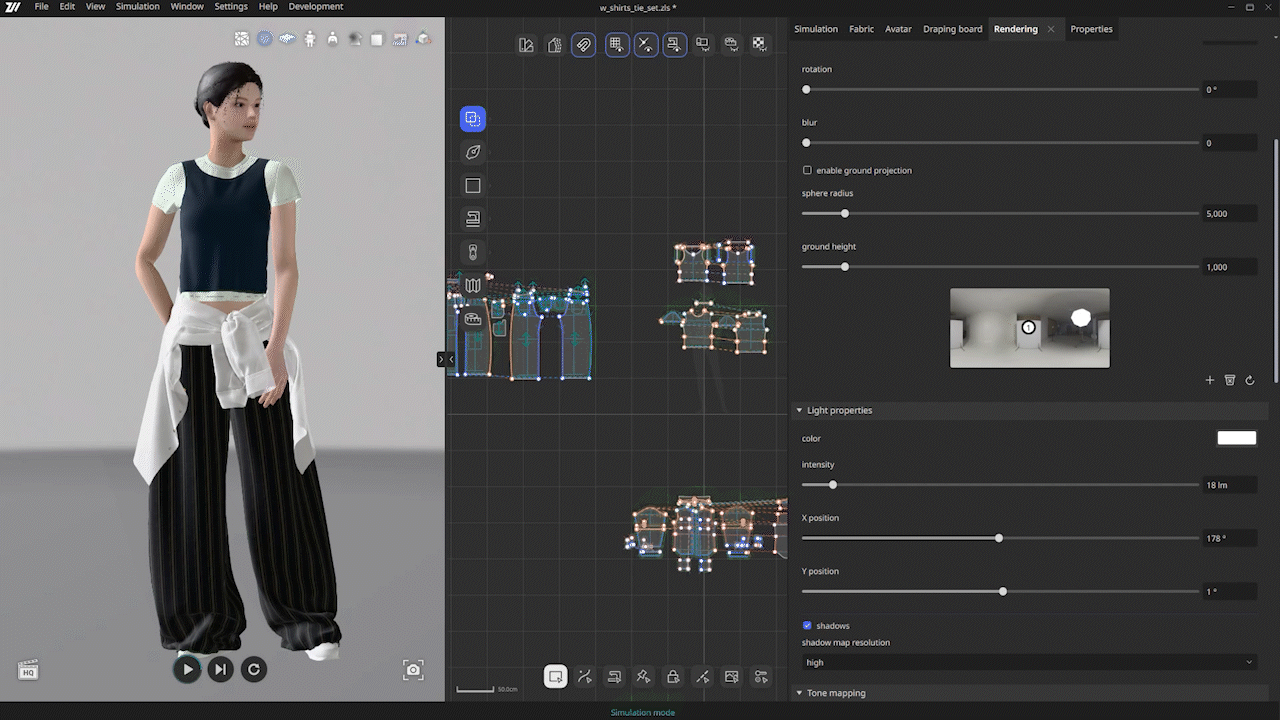 HQ Preview is a function for previewing the render view in the z-weave.